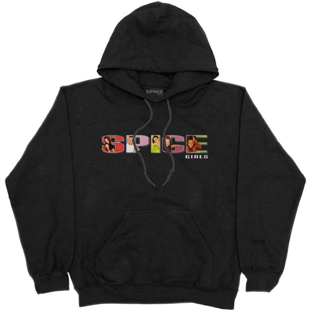 Spice Girls Unisex Adult Logo Hoodie / Black